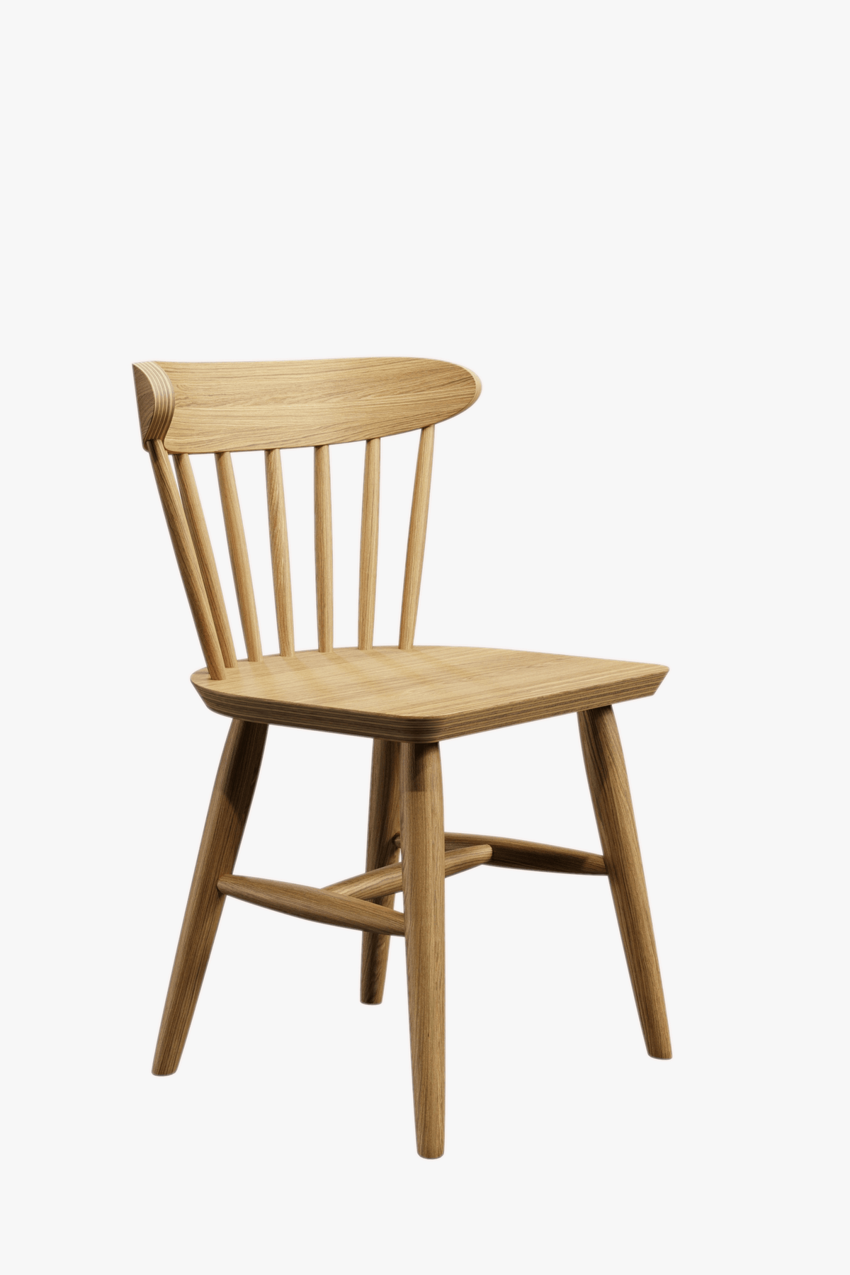 Brecon valgomojo kėdžių pora su medine sėdyne