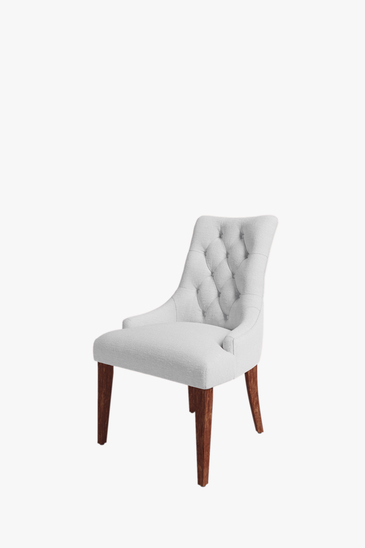 Redshaw Pair of Dining Chairs in Silver Chenille
